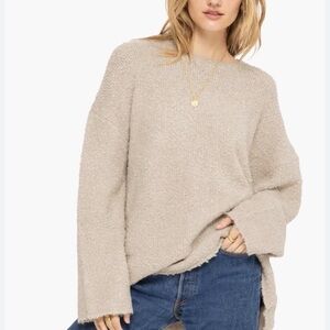 SET Active Boucle Sweater in Oat
